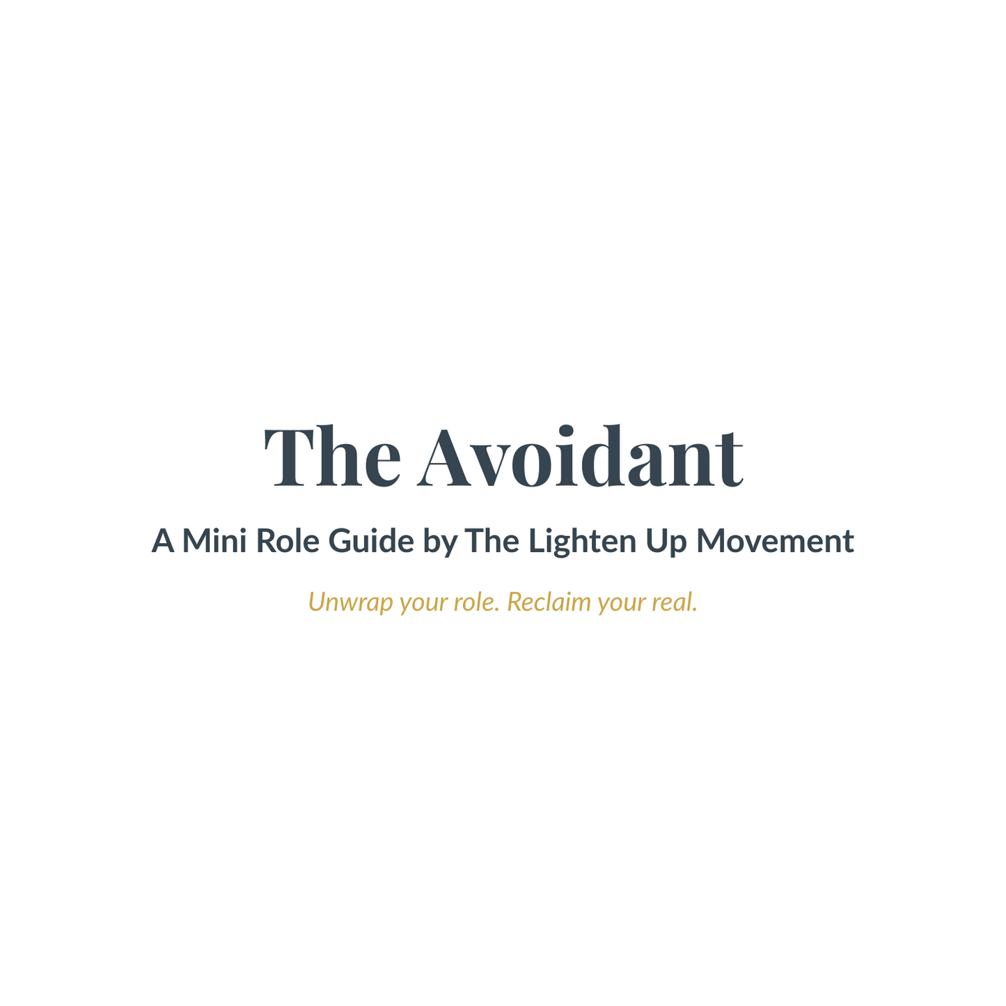 The Avoidant Guide: From Disappearing to The Connected One